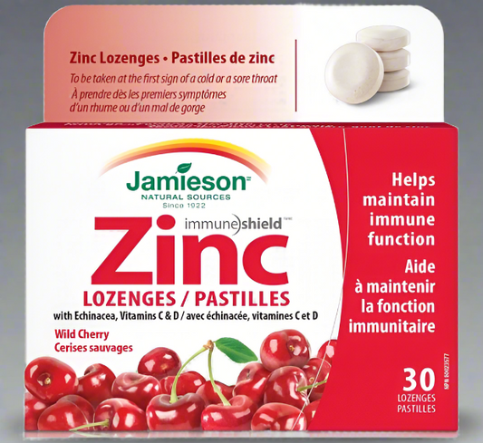 Zinc Lozenges with Echinacea, Wild Cherry