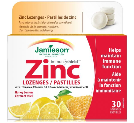 Zinc Lozenges with Echinacea, Honey Lemon